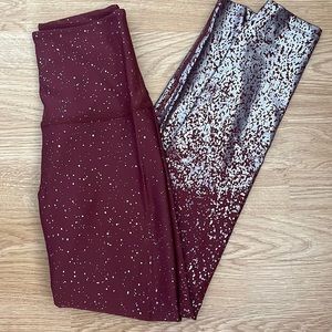 BEYOND YOGA soft shine high waisted midi leggings. Never worn!